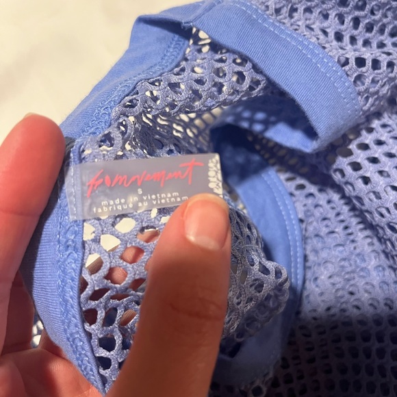 Free people mesh tank size small - Picture 3 of 3